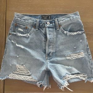 Abercrombie high rise shorts